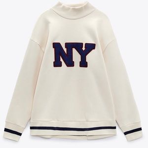 Zara Sweatshirt with NY Logo